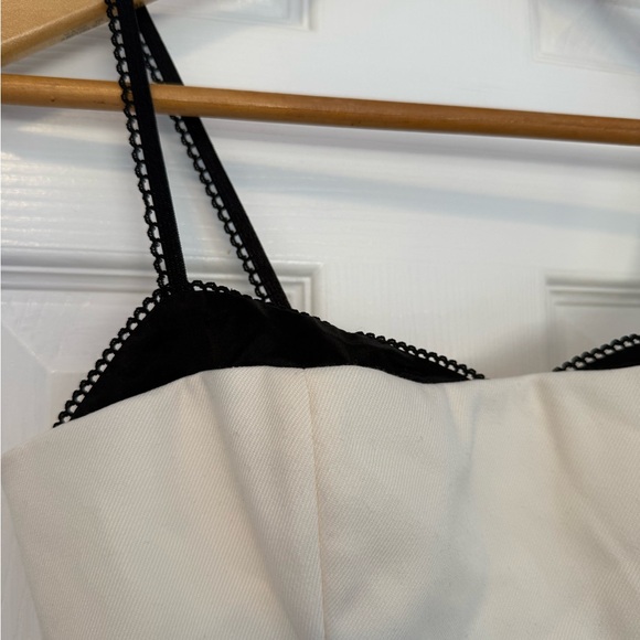 Reformation Black and Cream Camisole - Picture 2 of 4